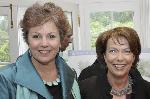 Nancy Rubin and Mayor Christine Krolik